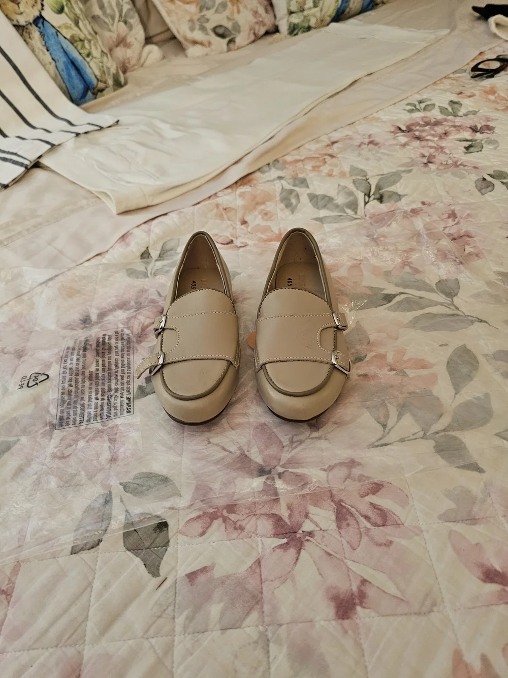 Emerald Tan Double-Buckle Loafers